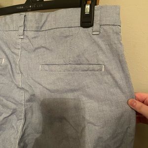 Blue/white pinstripe dress pants